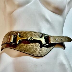 Vintage Equestrian Horse Bit Abbe Creations Women's Cinch Belt